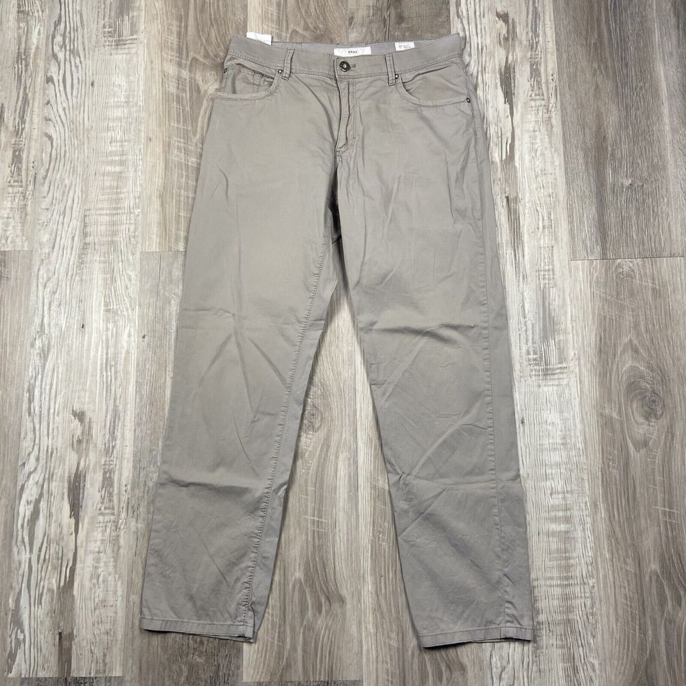 Brax‎ Mens Size 32x30* Feel Good Cadiz Ultralight Straight Leg Gray Pants